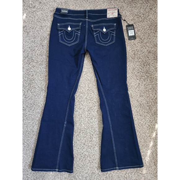 TRUE RELIGION Women's Jeans “JOEY" Low Rise Flare Size 31 Retail *NWT* - Picture 2 of 7